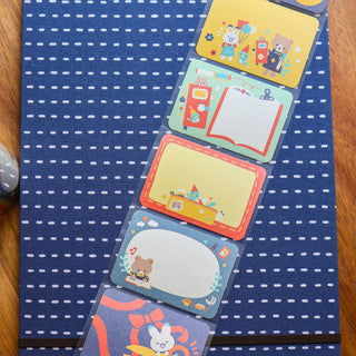 Rull med 100 Etiketter - Journal and Craft