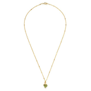 Amano Studio - Raw Cut Gemstone Halskjede - Peridot - COLORPOP