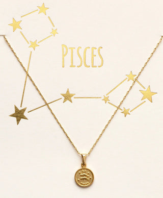 Amano Studio - Tiny Zodiac Medallion - Pisces - COLORPOP