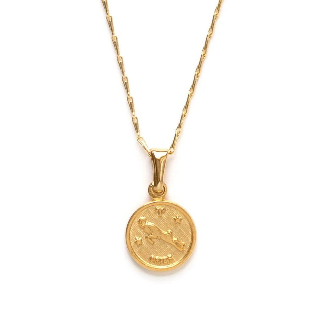 Tiny Zodiac Medallion - Aries