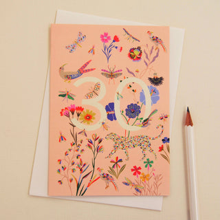 Bursdagskort Jubileum 30 år