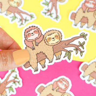 Lazy Sloths Best Friends - Klistremerke