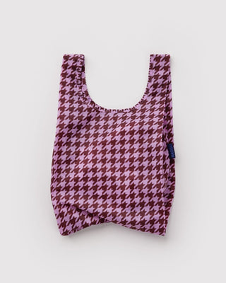 BAGGU - Baby BAGGU Handlenett - Pink Houndstooth - COLORPOP