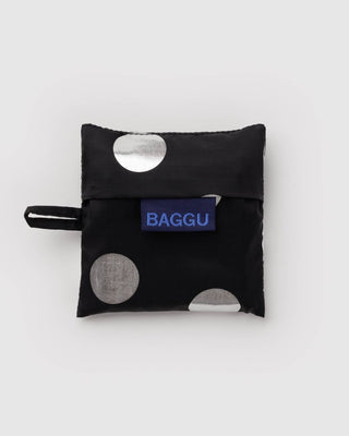 BAGGU - Baby BAGGU Handlenett - Silver Metallic Polka Dot - COLORPOP