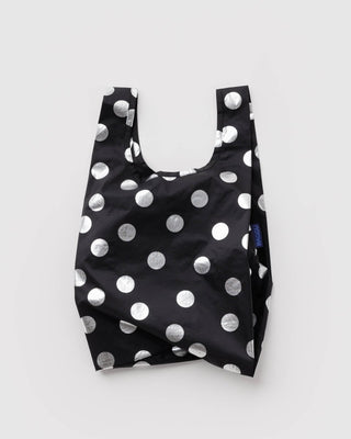 BAGGU - Baby BAGGU Handlenett - Silver Metallic Polka Dot - COLORPOP