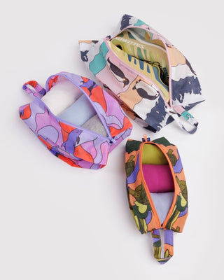 BAGGU - BAGGU 3D Zip Set - Vacation Animals - COLORPOP