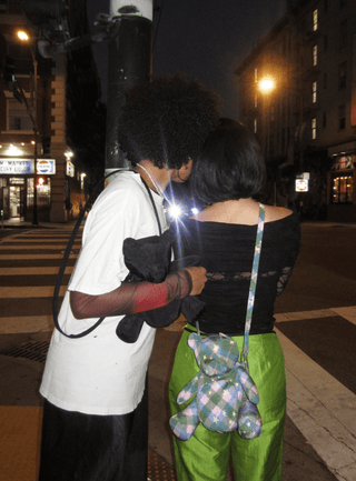 BAGGU - BAGGU Bear Bag - Green Star Plaid - COLORPOP