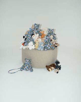 BAGGU - BAGGU Bear Bag - Green Star Plaid - COLORPOP