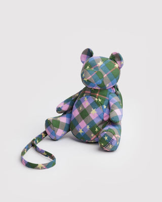BAGGU - BAGGU Bear Bag - Green Star Plaid - COLORPOP