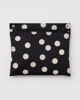 BAGGU - BAGGU Cloud Carry-On Bag - Black and Cream Polka Dot - COLORPOP