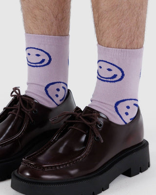 BAGGU - BAGGU Crew Sock - Dusty Pink Happy - COLORPOP