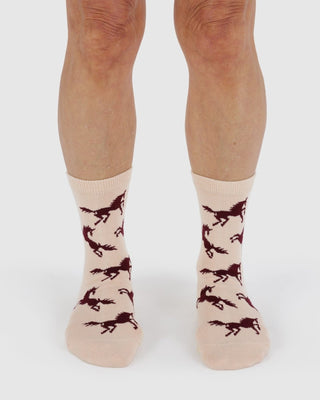 BAGGU - BAGGU Crew Sock - Horses - COLORPOP