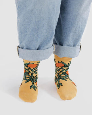 BAGGU - BAGGU Crew Sock - Orange Tree - COLORPOP