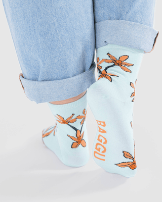 BAGGU - BAGGU Crew Sock - Orchid - COLORPOP