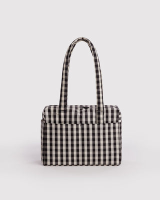 BAGGU - BAGGU Everyday Cloud Bag - Black and Cream Gingham - COLORPOP