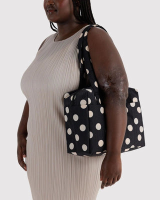 BAGGU - BAGGU Everyday Cloud Bag - Black and Cream Polka Dot - COLORPOP
