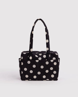 BAGGU - BAGGU Everyday Cloud Bag - Black and Cream Polka Dot - COLORPOP