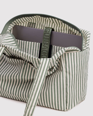 BAGGU - BAGGU Everyday Cloud Bag - Sage Stripe - COLORPOP