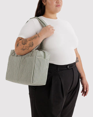 BAGGU - BAGGU Everyday Cloud Bag - Sage Stripe - COLORPOP