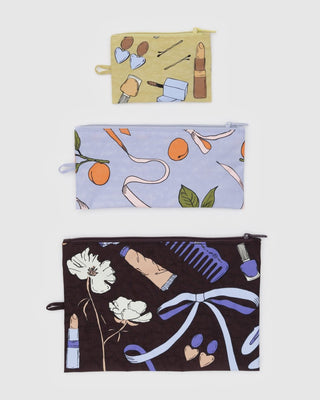 BAGGU - BAGGU Flat Pouch Set - Get Ready With Me - COLORPOP