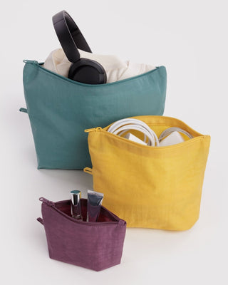 BAGGU - BAGGU Go Pouch Set - Jewel Mix - COLORPOP