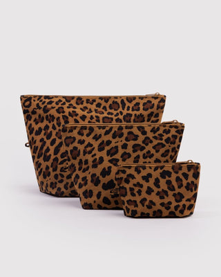 BAGGU - BAGGU Go Pouch Set - Leopard - COLORPOP