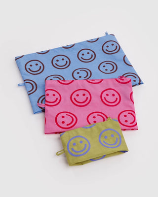 BAGGU - BAGGU Go Pouch Set - Pop Happy Mix - COLORPOP