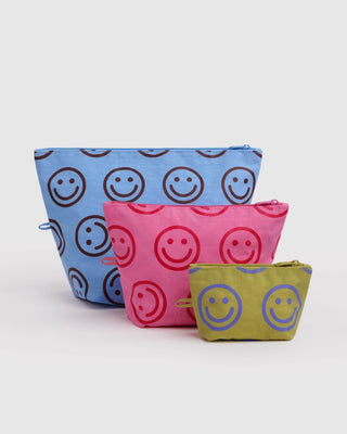 BAGGU - BAGGU Go Pouch Set - Pop Happy Mix - COLORPOP