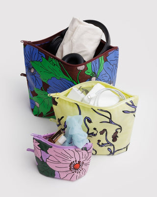 BAGGU - BAGGU Go Pouch Set - Poppy Mix - COLORPOP