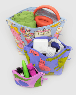 BAGGU - BAGGU Go Pouch Set - Still Life - COLORPOP