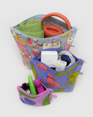 BAGGU - BAGGU Go Pouch Set - Still Life - COLORPOP