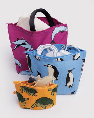 BAGGU - BAGGU Go Pouch Set - Vacation Animals - COLORPOP