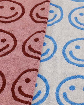 BAGGU - BAGGU Hand Towel Set of 2 - Sky Blue and Blush Happy - COLORPOP