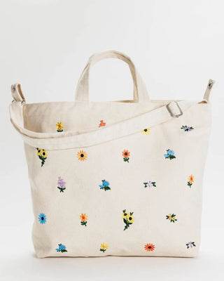 BAGGU - BAGGU Horizontal Zip Duck Bag - Ditsy Floral - COLORPOP