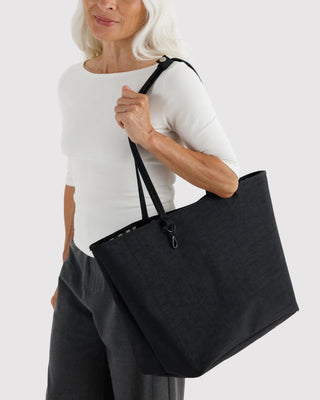 BAGGU - BAGGU Large Nylon Reversible Tote - Black Mix - COLORPOP