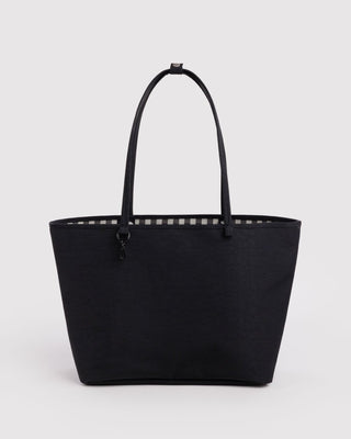 BAGGU - BAGGU Large Nylon Reversible Tote - Black Mix - COLORPOP