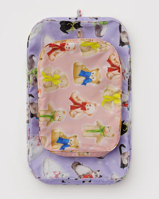 BAGGU - BAGGU Large Packing Cube Set - Fancy Animals - COLORPOP