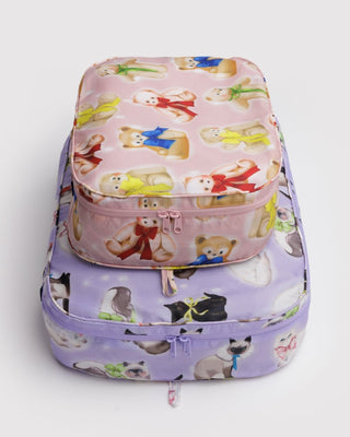 BAGGU - BAGGU Large Packing Cube Set - Fancy Animals - COLORPOP