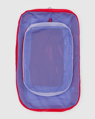 BAGGU - BAGGU Large Packing Cube Set - Mesh Berry Mix - COLORPOP