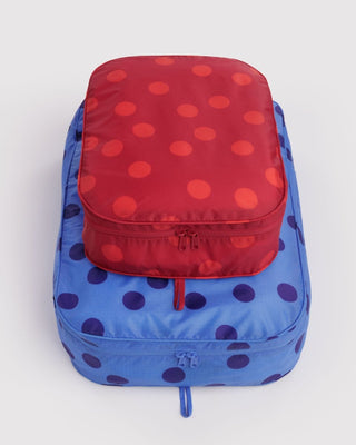 BAGGU - BAGGU Large Packing Cube Set - Polka Dot Mix - COLORPOP