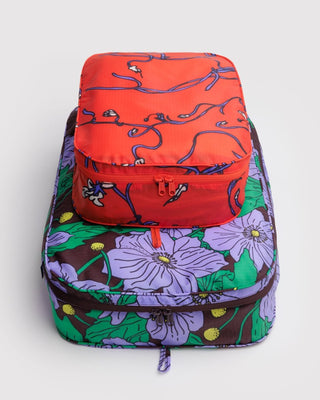 BAGGU - BAGGU Large Packing Cube Set - Poppy Mix - COLORPOP