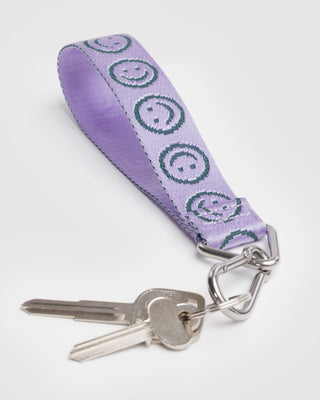 BAGGU - BAGGU Logo Keychain - Lilac Happy - COLORPOP