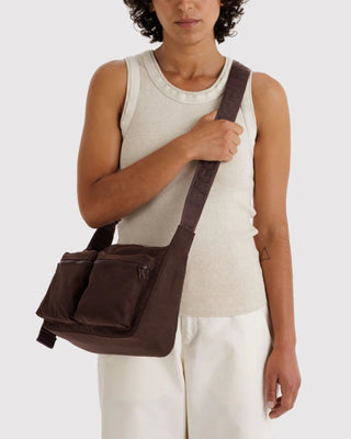 BAGGU - BAGGU Medium Cargo Crossbody - Coffee - COLORPOP