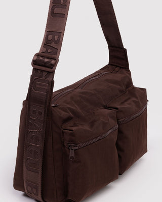 BAGGU - BAGGU Medium Cargo Crossbody - Coffee - COLORPOP