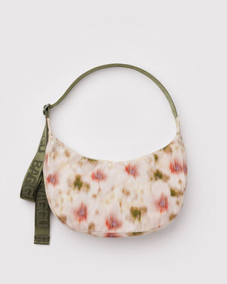 BAGGU - BAGGU Medium Crescent Bag - Abstract Floral - COLORPOP