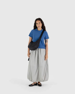 BAGGU - BAGGU Medium Crescent Bag - Black (ny lengde på stropp) - COLORPOP