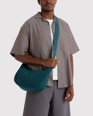 BAGGU - BAGGU Medium Crescent Bag - Deep Sea - COLORPOP