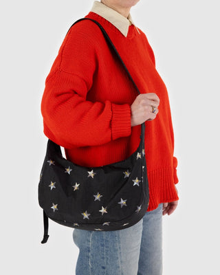 BAGGU - BAGGU Medium Crescent Bag - Stars - COLORPOP
