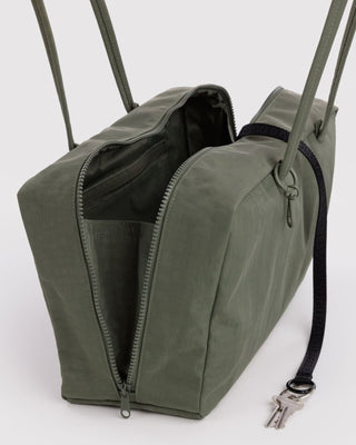 BAGGU - BAGGU Medium Nylon Bowler Bag - Caper - COLORPOP
