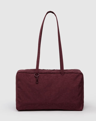 BAGGU - BAGGU Medium Nylon Bowler Bag - Mahogany - COLORPOP